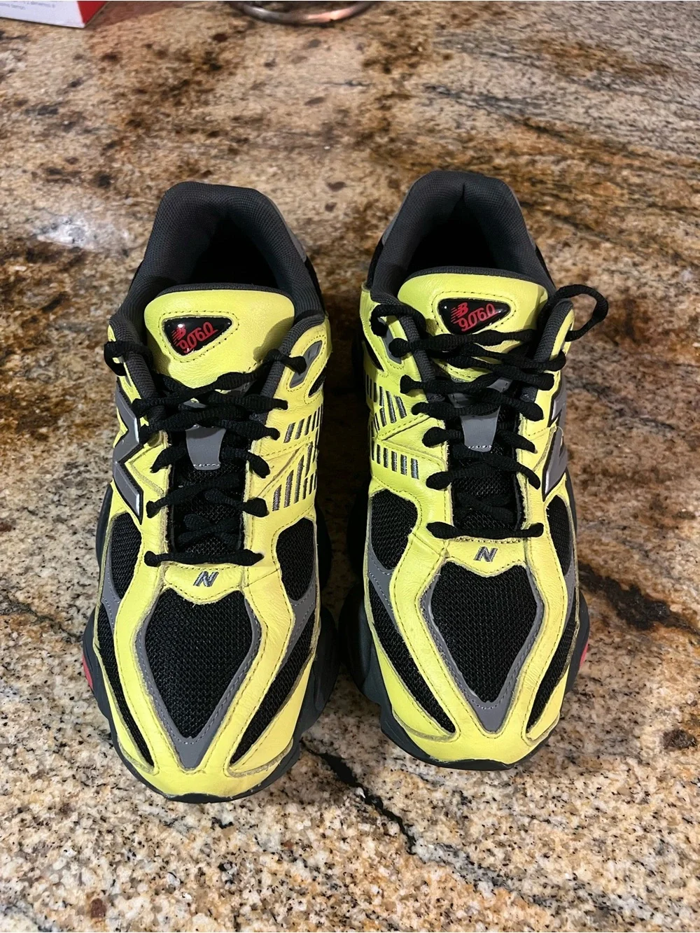 New Balance 9060 “Tea Tree” Neon Yellow Black Men’s Size 10 U9060NRG
